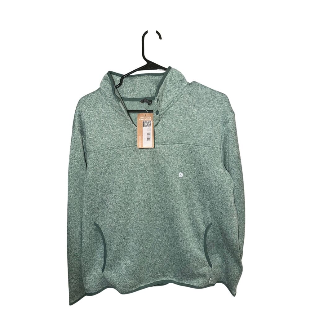 Eddie Bauer Radiator Fleece Snap Mock Pullover